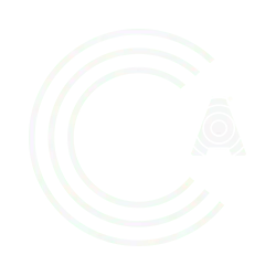 CA logo web designer logo white
